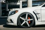 Mercedes-Benz S550 by MC Customs and Savini Wheels 2014 года